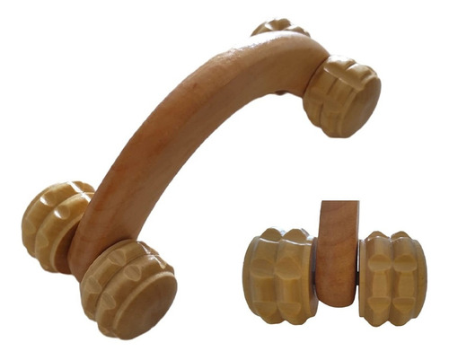 Masajeador De Madera Acupresión Reduce Celulitis