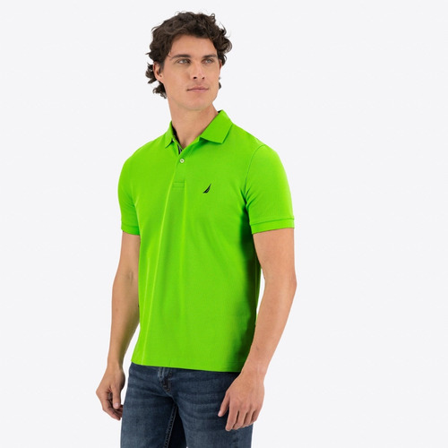 Polo Nautica Verde Hombre K17000 3ms