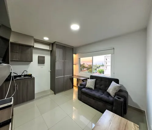 Se Vende Hermoso Apartaestudio En La Flora, En 3 Piso Con Ascensor Para Rentas Cortas O De Larga Estancia Totalmente Amoblado En Cali-valle Del Cauca