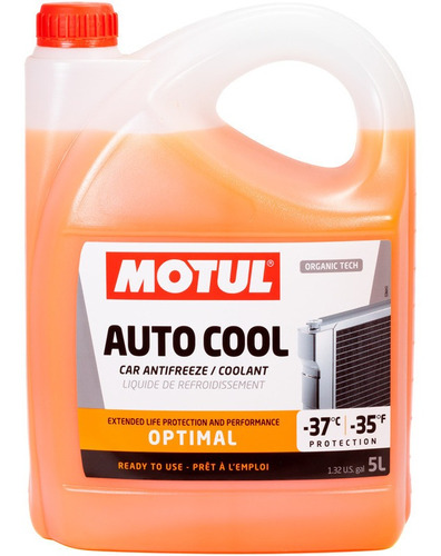 Anticongelante Motul Inugel Optimal 5 Lts  Aot Cummins