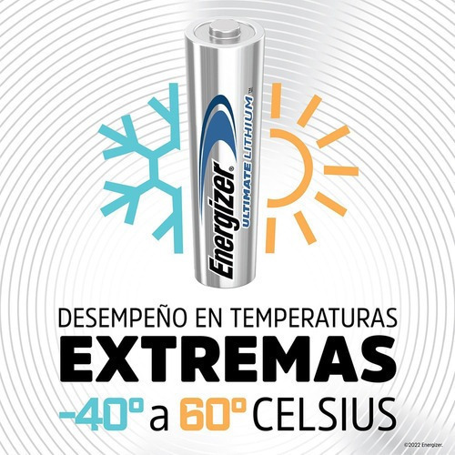 Energizer Litio Aa Blister 12 Unidades 1.5V