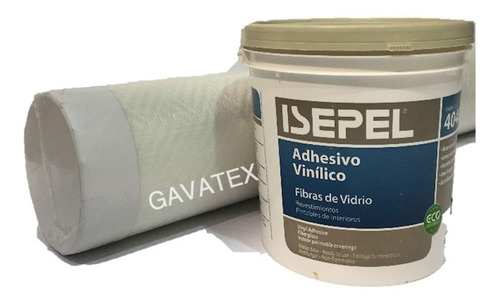 Empapelado Revestimiento Humedad Gavatex 25m2 + Adhesivo 4kg