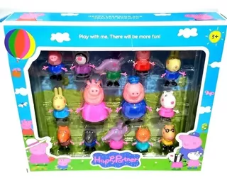 Peppa Pig Muñecos Juguetes Familia Pepa Mamá Papá Cerdito