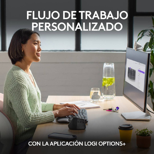 Teclado Logitech Wave Keys Español Grafito