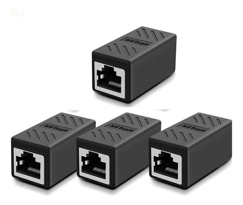 Extensor  Unión Internet Lan Red Rj45 Cat 7/6/5e Pack 4 Uni