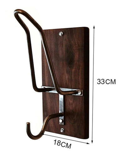 Imagen 3 de 8 de Motocicleta Casco Rack Wall Mount Llavero Organizador Para