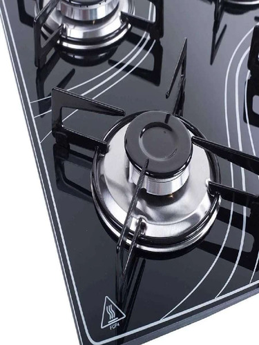 Imagem 8 de 12 de Fogao Cooktop 4 Bocas Lines Safanelli Bivolt Preto (fcl40)