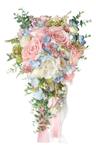 Boda Bouquet Bridal Flores Artificial Sufrida Flower Flower
