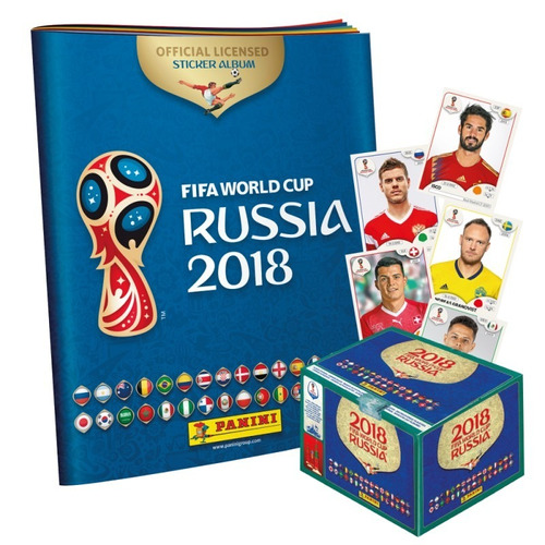 Panini Caja Display De Álbum Mundial Rusia 2018 Al Por Mayor