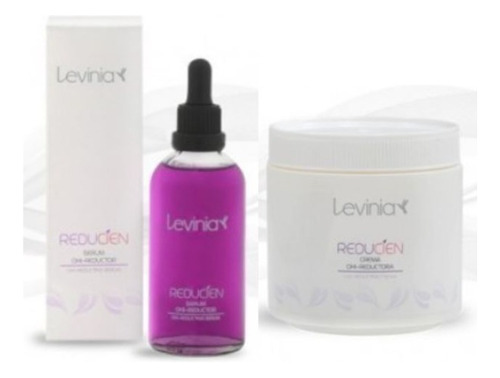 Levinia  Reductora Pack  Cintura Y Abdomen Serum + Crema