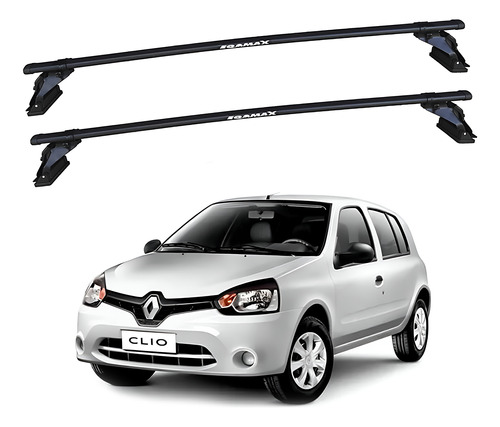 Barras De Techo Eqmax Acero Renault Clio Hatch 2000-2016