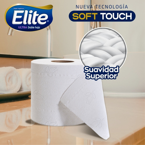 Imagen 4 de 8 de Papel Higiénico Elite Ultra 8 Un 27 Mt
