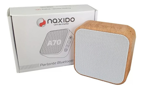 Parlante Bluetooth Naxido A70 Usb Portatil Potente Pcreg Color Blanco