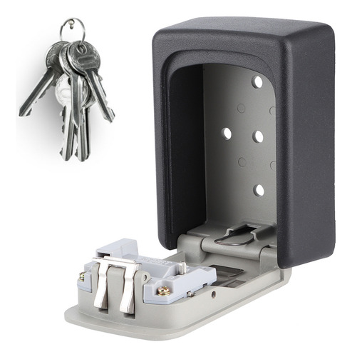 Caja Fuerte De Pared Con Llave De 13 × 10 × 5, De Aluminio
