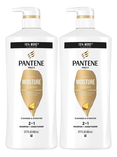 Pantene Champú Y Acondicionador 2 En 1 Con Juego De Tratam.