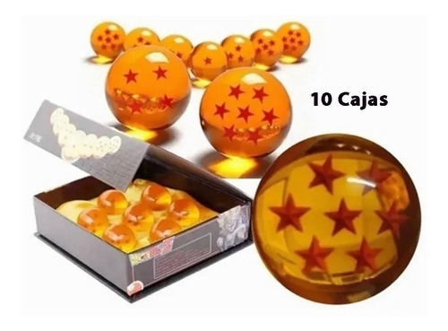 7 Esferas Dragon Ball Caja Exhibidor Goku