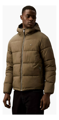 Chamarra Calvin Klein Puff Para Hombre Casual - Original