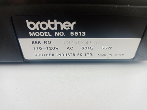 Máquina De Escrever Retrô Brother Elétrica Novinha Mod. 5513 (Usado)