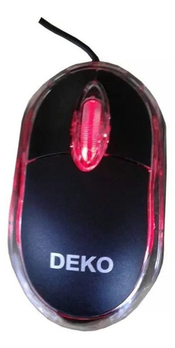 Mouse Usb Optico Scroll Deko Rl-m01 Preto