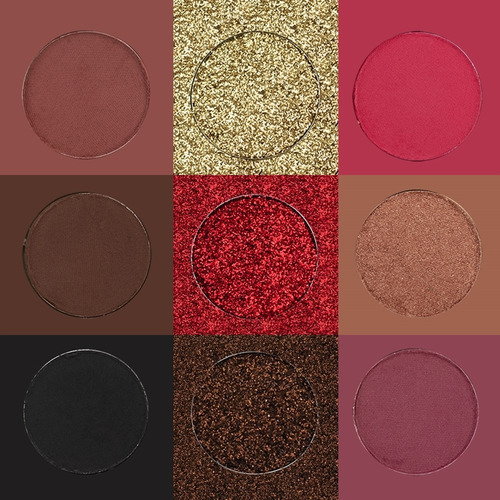 Imagem 3 de 4 de Paleta De Sombra Red Rose Bruna Tavares + Brinde Bt