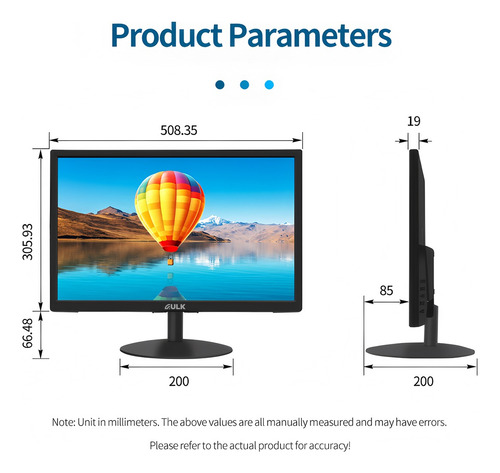 Monitor Led 21,5 Ulk-22fhd75hz Vga/hdmi 110v/220v Ultra Link