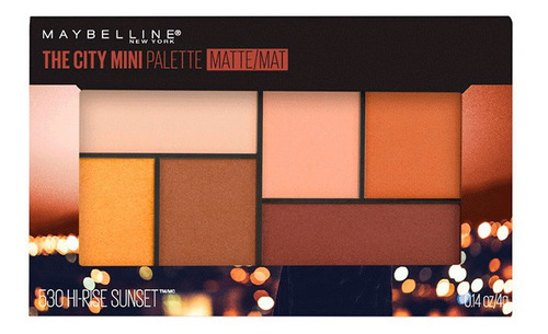 Sombra De Ojos City Mini Palette Hi-rise Sunset / Cosmetic