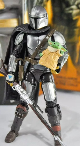 Boneco Black Series Din Djarin E Grogu, Mando, Star Wars