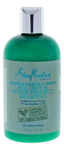 Sheamoisture - Shampoo Zanzíbar Protector Color, Anti-edad