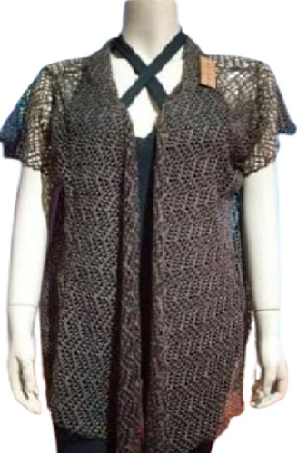 Saco Muy Elegante Crochet Talle 4xl Grande Especial