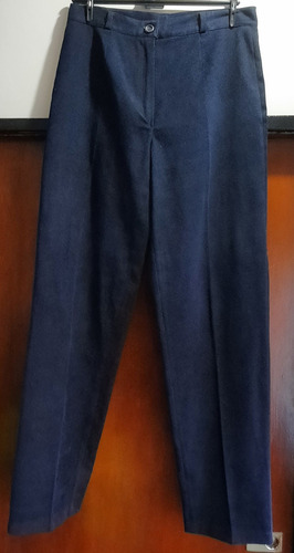 Traje De Mujer( Blazer Y Pantalón) Elegante,azul,talle 46 (Usado)