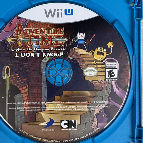 Sin Rayones Adventure Time Juego Nintendo Wii U Usado (Usado)
