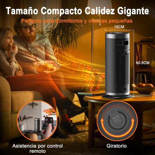 Calefactor Eléctrico De Aire Calentador Ptc 3 Niveles 1500w