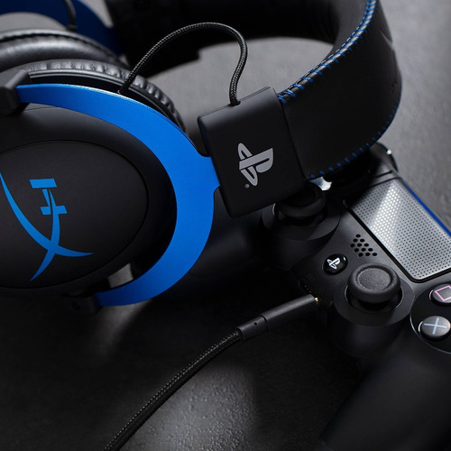 Imagen 7 de 7 de Diadema Ps5 Gamer Hyperx Cloud Ps4 Licensed 3,5mm Blue Ps