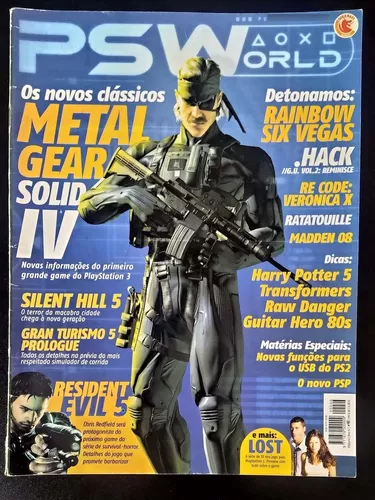 Revista Psworld 46 Com Pôster Resident Evil Code Veronica X