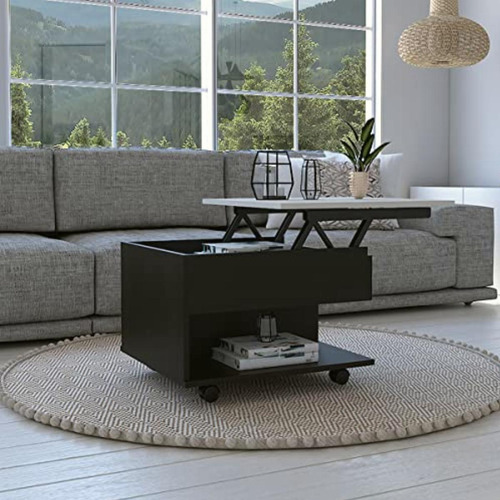 Diecsa Klik Mesa Auxiliar Luanda Armable, Color Chocolate