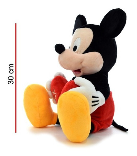 Imagen 3 de 3 de Peluche Mickey 45 Cm Con Corazon - Phi Phi Toys