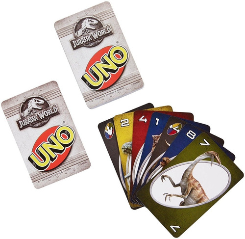 Uno Jurassic World Edición Especial Mattel Games