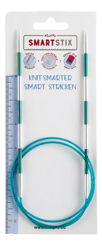 Aguja Tejer Circular Aluminio Smartstix 80cm 3mm Knitpro