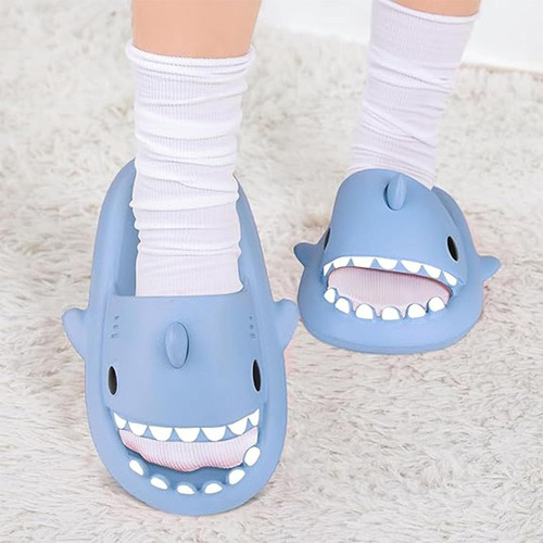 Chanclas Sharklas Original Kids Shark Para Niños Y Niñas
