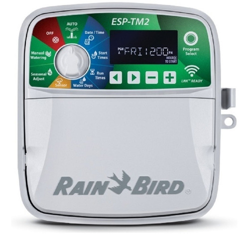 Controlador Sistema Riego Rain Bird Tm2 8 Estaciones Timer