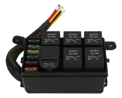comprar P1 Caja De Fusibles Y Relés De 6 Vías Bloque De Fusibles