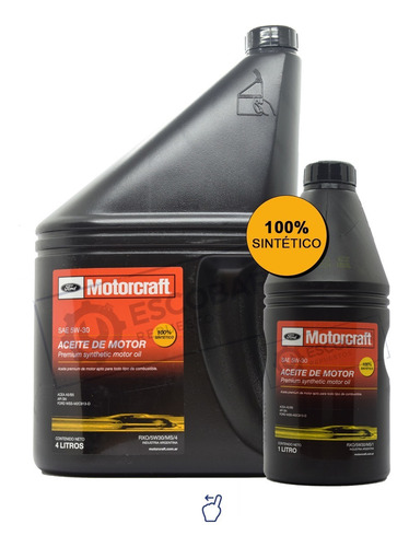Kit Aceite Motorcraft Sintético 5w30 Ford Ecosport X 5 Lts.