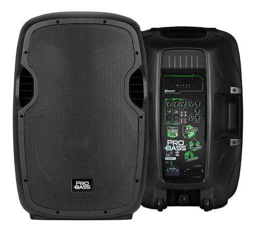 Bafle Activo Probass Elevate 115 Bluetooth 800w Color Negro