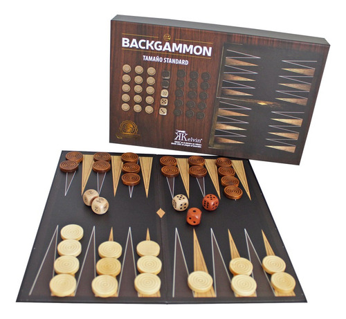 Backgammon Carton Foil Td Std Kelvin