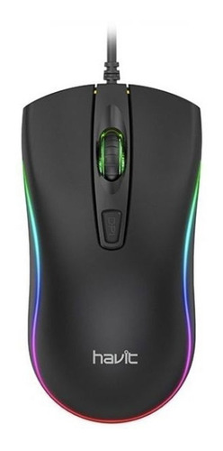 Mouse Gamer 4 Botones Iluminación Rgb 1200dpi Havit Hv-ms72