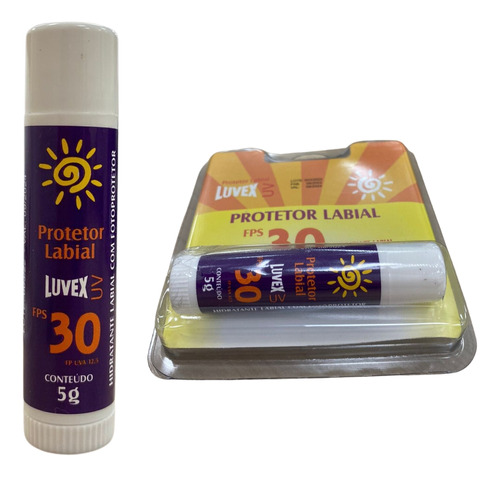 Hidratante Labial Foto Protetor Uv Fps 30 Óleo De Rícino 5g 