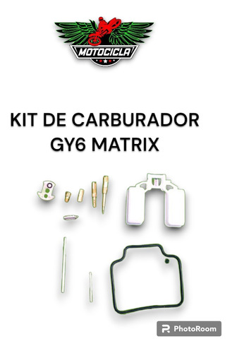 Kit De Carburador Para Moto Gy6 Matrix