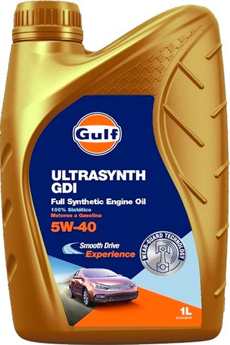 Aceite Gulf Sintetico Ultrasynth Gdi 5w40 4 Litros
