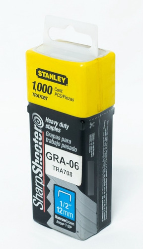 Grapas De 1/2 Stanley P/ Tra708 ( 3000pzas.) Acero