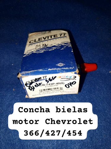 Concha De Biela Motor Chevrolet 366/ 427/ 454.